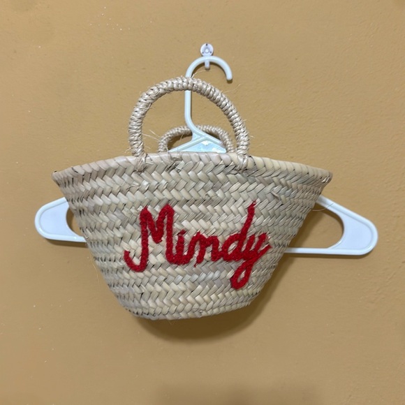 Moroccan Beach basket with Mindy engraved - Picture 1 of 3